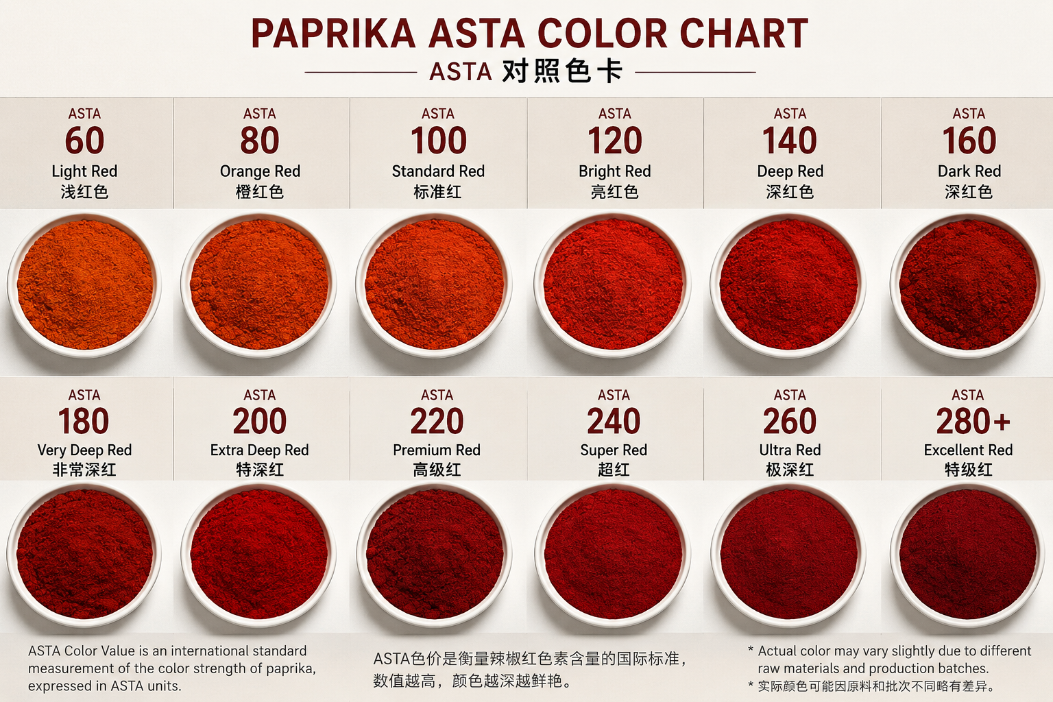 Asta Panel Color The Ultimate Guide to Paprika ASTA Color Standard: From Laboratory ...