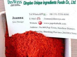China paparika powder 140 ASTA dinweys Qingdao