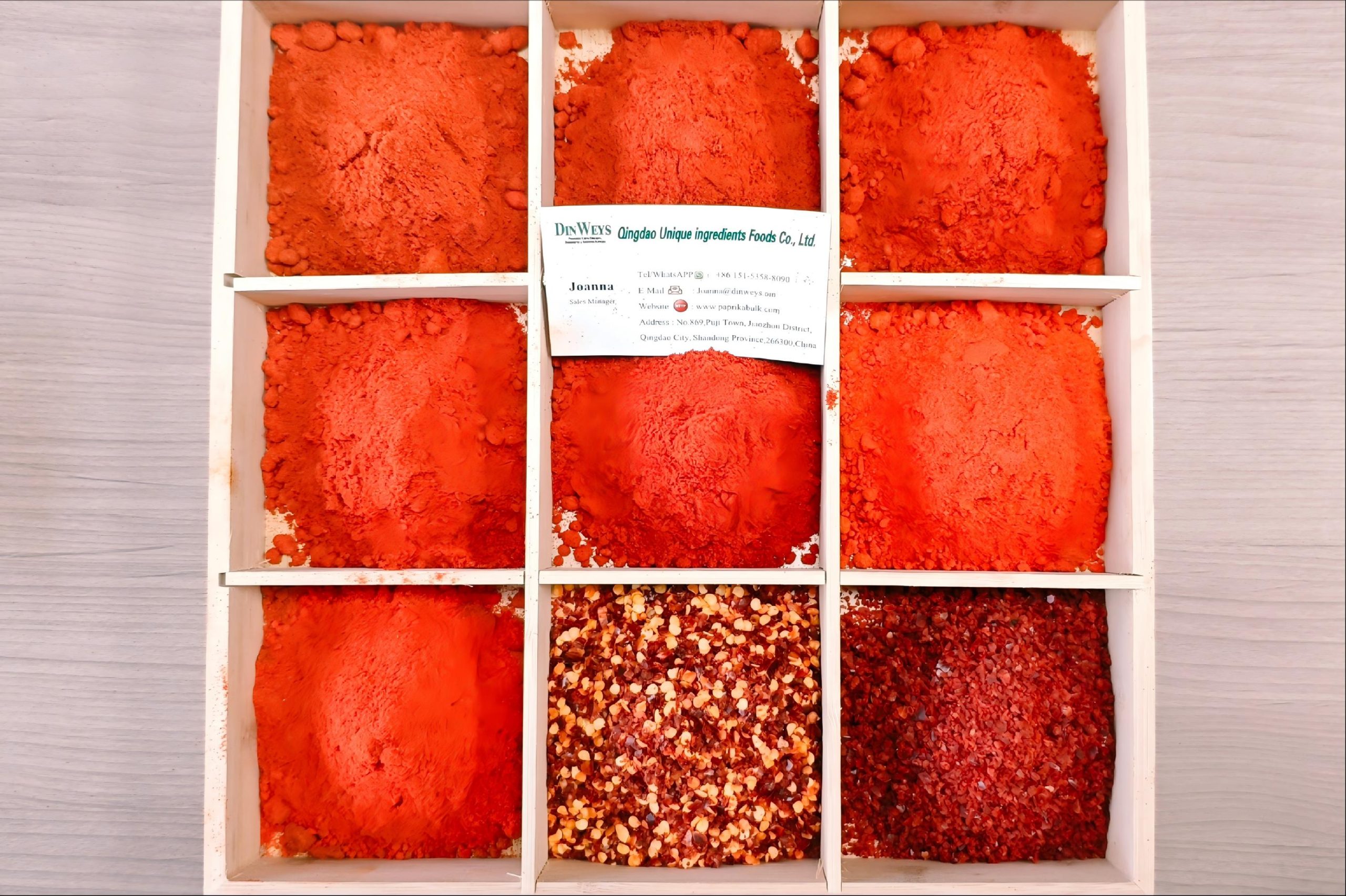 Paprika powder China manufacturer Dinweys